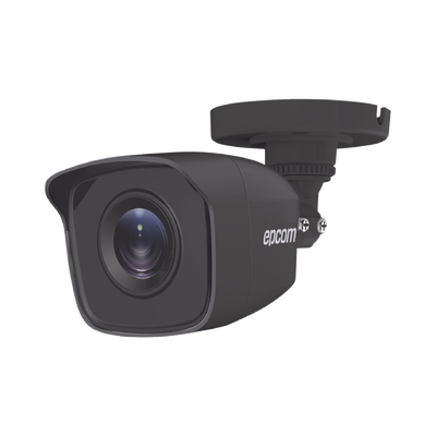 [B50-TURBO-G3B] Bala TURBOHD 5 Megapíxel / Lente 2.8mm (85° de Visión) / Exterior IP66 / IR EXIR 20 mts / TVI-AHD-CVI-CVBS / Metal / Color Gris Oscuro