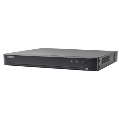 [EV-4016TURBO-D(C)] DVR 16 Canales TurboHD + 8 Canales IP / 5 Megapixel Lite - 3K Lite / Acusense (Evita Falsas Alarmas) / Audio por Coaxitron / 1 Bahía de Disco Duro / H.265+ / Salida de Video en Full HD