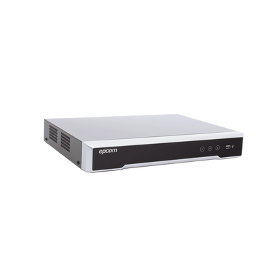 [EV-8008TURBO-D(C)] DVR 8 Canales TurboHD + 8 Canales IP / 8 Megapixel (4K) / Acusense (Evita Falsas Alarmas) / Audio por Coaxitron / 8 Entradas de Alarma / 4 Salida de Alarma / H.265+