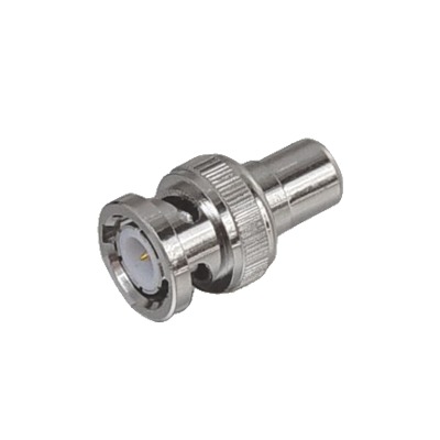 [TT-RG-02] Adaptador en Línea para 75 Ohm, de Conector BNC Macho a RCA Hembra en Aplicaciones de Audio-Video para Cámaras, Monitores y DVR's.