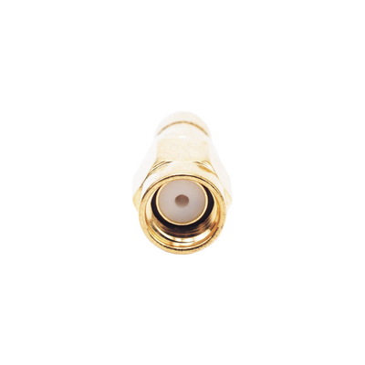 [TT-SM-0022] Conector SMA Macho Inverso de Anillo Plegable para Cables RG-8/X, LMR-240, 9258, Oro/ Oro/ Teflón.â€‹