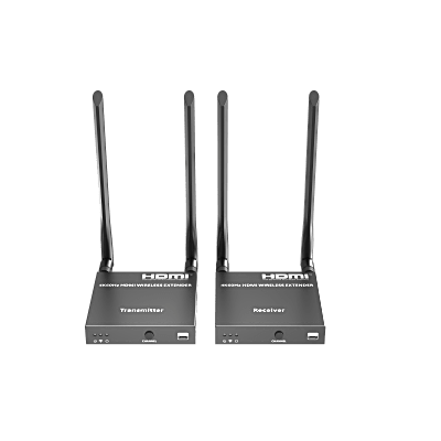 [TT699V20] Kit Extensor Inalámbrico HDMI | 4K@60Hz 4096x2160 | Tecnología ipcolor STREAM | Banda 5G 5.18-5.24 GHz | Distancia 50 m | Conexión de Hasta 1 a 4 