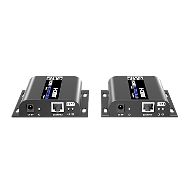 [TT-483] Kit Extensor HDMI | AV sobre IP | 4K@60Hz | 120 m | HDMI 2.0 | HDCP 2.2 | 18 Gbps | Conexión 1:1 , 1:N, N:1 , N:N | IR Bidireccional | Compatible con App iMMS 