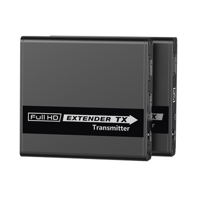 [TT223] Kit Extensor HDMI para distancias de 70 metros / Soporta resoluciones 720 y 1080P @ 60 Hz / Cat 6, 6a y 7 / Cero Latencia / Uso 24/7 / HDR10 / Salida Loop /  Configuración EDID / Soporta control remoto del equipo fuente / Salida de audio de 3.5mm
