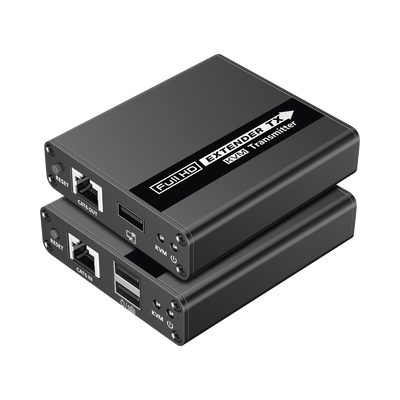 [TT223KVM] Kit extensor KVM (HDMI y USB) | 40m a 4k@30Hz  | 70m a 1080P@60Hz | Cat 6, 6a y 7 | CERO LATENCIA | HDR | Salida Loop | Salida de audio de 3.5mm |
