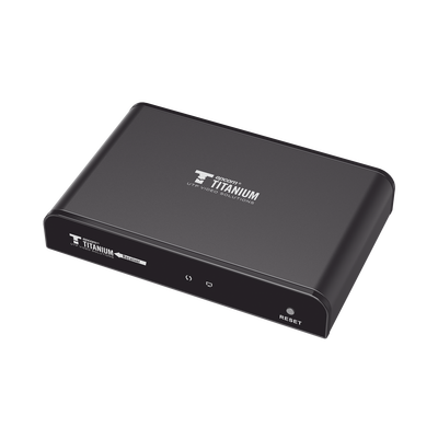 [TT-383-PRO-4.0-RX] Receptor Compatible para Kits TT-383PRO4.0 / Resolución 1080P@60Hz / Cat 5e/6 / Distancia de 120 m / Control IR / Protocolo HDbitT / Compatible con Switch Gigabit .
