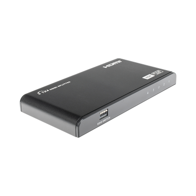 [TT314HDR-V2.0] Divisor (Splitter) HDMI 4K de 1 Entrada a 4 Salidas (Simultaneas) / Soporta 4K×2K  / Ajuste de resoluciones EDID / HDR / HDMI 2.0 /  HDCP 2.2  / Permite mezclar pantallas en 4K y 1080P