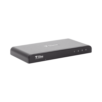 [TT-314-PRO] Divisor (Splitter) HDMI 4K de 1 Entrada a 4 Salidas (Simultaneas) / Soporta 4K×2K / Soporta hasta 4 equipos con conexión en Cascada / HDMI 3D  / HDR / HDMI 1.4 /  HDCP 1.4  / Audio PCM / Longitud del cable de entrada ≤30m y salida ≤25m.