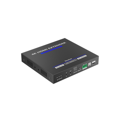 [TT592RX] Receptor Compatible para Kits TT592 | Resolución 4K@60Hz | Cat 5e/6 | Distancia de 100 m | IPCOLOR | Control IR | Cero Latencia | Compatible con Switch Gigabit.