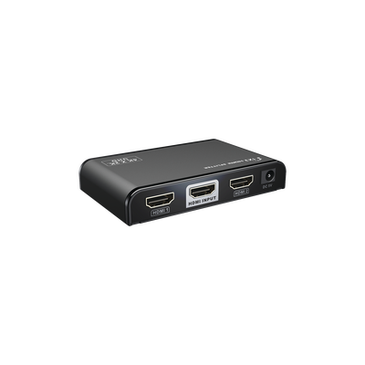 [TT-312-V2.0] Divisor (Splitter) HDMI 4K de 1 entrada a 2 salidas / Soporta 4K×2K / HDMI 2.0 /  HDCP 2.2 / HDMI 3D / Longitud del cable de Entrada ≤30m, Salida ≤25m / Divide 1 Entrada de video HDMI  a 2 Salidas de Video HDMI (Simultaneas).