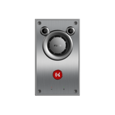 [A12F] Intercomunicador IP de Emergencia / Altavoz 10W / 2 Líneas SIP / IP66 e IK10 Anti-vandálico / PoE 802.3af / Doble Micrófono con Reducción de Ruido / -40°C a 70°C