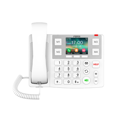 [X305] Teléfono IP Wi-Fi Botones Braille Grandes diseñado para hospitales, Asilos, Bluetooth Integrado