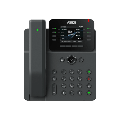 [V62-PRO] Teléfono IP / Handset Inalámbrico Bluetooth / 12 Líneas SIP / Pantalla IPS Táctil 2.8" HD / Conferencia 6 Vías / Puertos Gigabit / PoE 802.3af / OpenVPN / Hot Desking