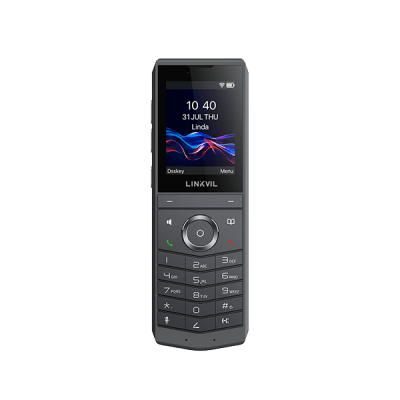 [W620W] Teléfono IP Wi-Fi Portátil / Pantalla Color 2.4" 240x320 / Wi-Fi 6 Dual-Banda / Bluetooth 5.0 / Batería 3000mAh 13h Talk / Video H.264 4CIF / Resistencia Caídas 1.8m (5.9 ft) / Conferencia 6 Vías / USB Type-C