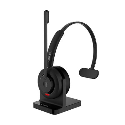 [DH301B] Auriculares Bluetooth / Micrófono Omnidireccional / Cancelación de Ruido AI ENC / Busylight Integrado / Bluetooth 5.4 Multipunto / Batería 400 mAh / 22 Horas Llamadas / Compatible VoIP