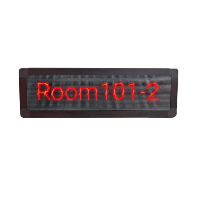 [CMD-01] Pantalla LED de Pasillo para Hospital/Asilos, Doble Cara, Matriz 128×32, Indicadores RGB, Para Solución de Enfermería Fanvil