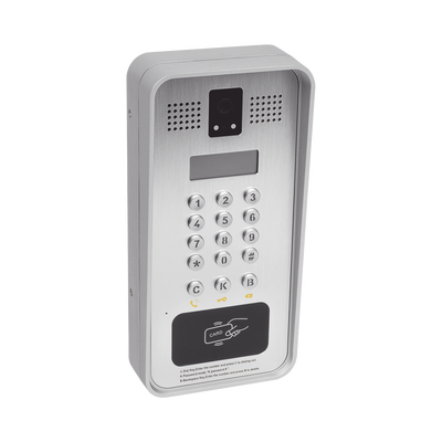 [I33V] Video portero IP/SIP Con Cámara y pantalla LCD, 2 Relevadores Integrados (entrada y salida), Onvif y lector de tarjetas RFID, puerto WIEGAND (entrada).