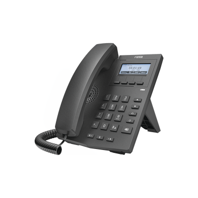 [X1P] Teléfono IP empresarial para 2 lineas SIP con pantalla LCD 128 x 48 Px y conferencia de 3 vías, PoE