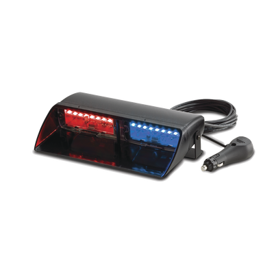 [329-202-RBRB] LUZ INT VIPER S2 DOBLE BICOLOR ROJO/AZUL 24 LEDS 25 PATRONES INC ADAPT P/ENCENDEDOR