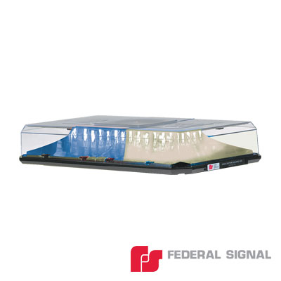 [454-300-CBW] Barra de Luces HIGHLIGHTER LED SOLARIS con Montaje de Succión e Imán (dos colores, domo claro)(Azul-Claro)