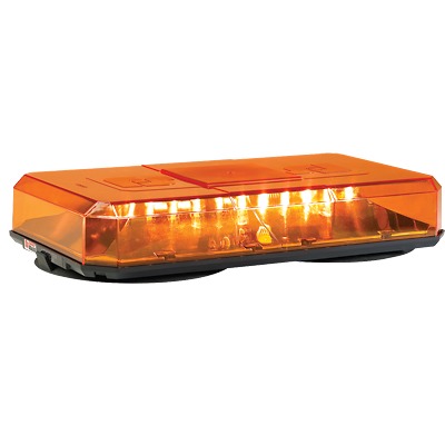 [454-205-02SC] Mini barra de luces Highlighter LED Solaris con montaje permanente (color ámbar)