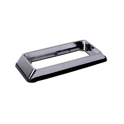 [QL-73-MC] Bisel Cromado con empaque para Luces Quadraflare 7x3