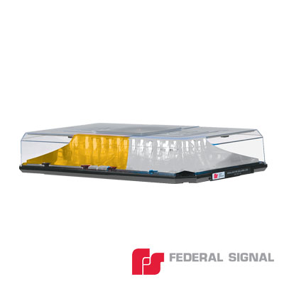 [454-300-CAW] Barra de Luces HIGHLIGHTER LED SOLARIS con Montaje de Succión e Imán (dos colores, domo claro)(Ámbar-Claro)