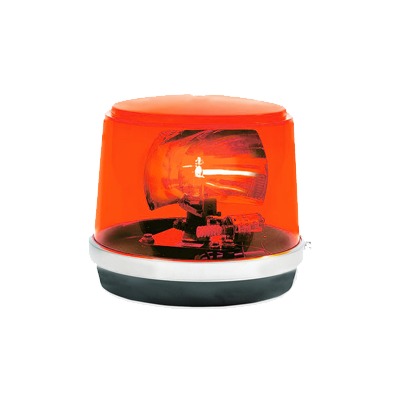 [443-112-04] Luz giratoria roja, 95 FPM, 12 V, 55 W