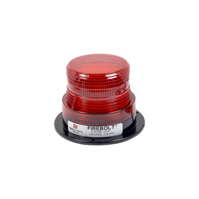 [212-356-04] Estrobo Rojo FireBolt Plus sin tubo de reemplazo, 115 Vca