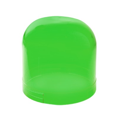 [448-500-06] Domo de reemplazo para luz giratoria Sentry, color Verde