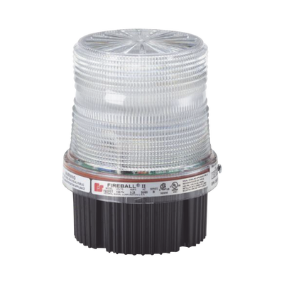 [FB2LED-012024-C] Fireball® LED Luz de advertencia Listado por UL y cUL 12-24 VCD Color Claro