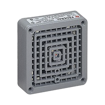[350-120-30] Bocina Vibratone® 350 con placa de ajuste, listado UL y cUL, 120 Vca, color gris