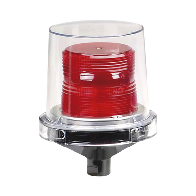 [225XL-120240-R] Luz de advertencia LED para ubicaciones peligrosas Electraray®, UL y cUL Homologado UL y cUL para Clase I, División 2, Grupos A, B, C y D; Clase II División 2, Grupos F y G; Clase III , 240 VCA, color Rojo, parpadeo predeterminado