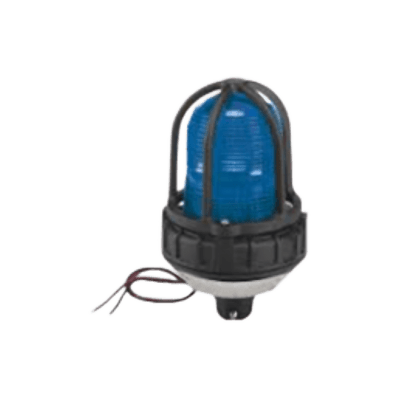 [191XL-024-B] Luz de advertencia LED para ubicaciónes peligrosas, montaje tipo tubo, 24 VCD, LED color Azul
