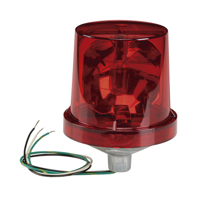 [225-120-R] Luz de advertencia giratoria Electraray® 120 VAC color Rojo