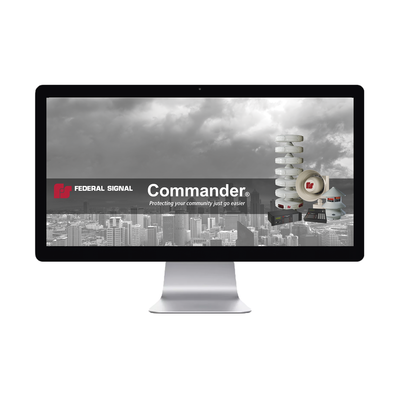 [SFCD10] Sistema de mensajes y control de sirena local Commander®