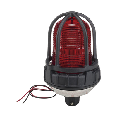 [151XST-120-R] Luz estroboscópica para ubicaciónes peligrosas,  montaje tipo tubo, 120 VCA, color Rojo