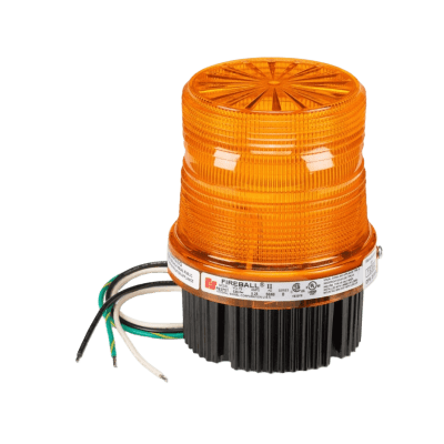 [FB2LED-012024-A] Estrobo Fireball® LED Luz de advertencia, Listado por UL y cUL de 12-24 VCD Color Ámbar