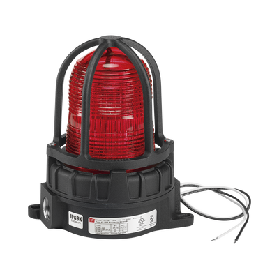 [191XLS-024-R] Luz de advertencia LED para ubicaciónes peligrosas, montaje para superficies,  24 VCD , color Rojo