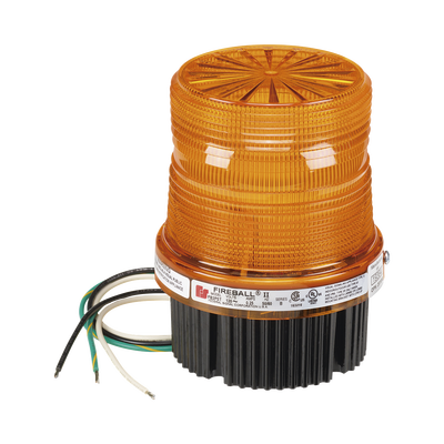 [FB2PST-120-A] Luz de advertencia estroboscópica Fireball®, Listado por UL y cUL, 120 VCA, color ámbar