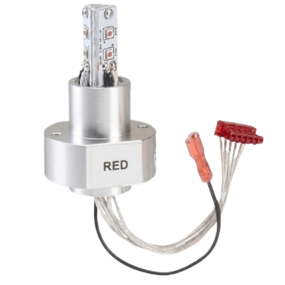[K14700030A-R] Tubo estroboscopico para series de luminarias modelo 191XL, 225XL, 27XL, Reemplazo directo del "LED Array" o matriz de diodos LED. Color Rojo