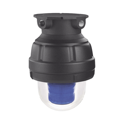 [27XL-120-240-B-MOD] Luz LED, a prueba de explosiones, UL y cUL para Clase I, División 1, Grupo C y D; Clase I, División 2, Grupos A y B; Clase II, División 1, Grupos E, F y G; Clase III, 120-240 VCA, Azul