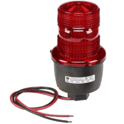 [LP3P-012048-R] Luz de advertencia LED serie Streamline, 12- 48 Vcc, roja