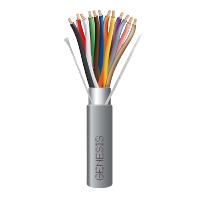 [2219-1009] Carrete de 305 Metros (1000 Pies) / Cable 12 x 18 AWG / Color Gris / Blindado / Riser / Aplicaciones de Audio Control de Acceso y Automatización