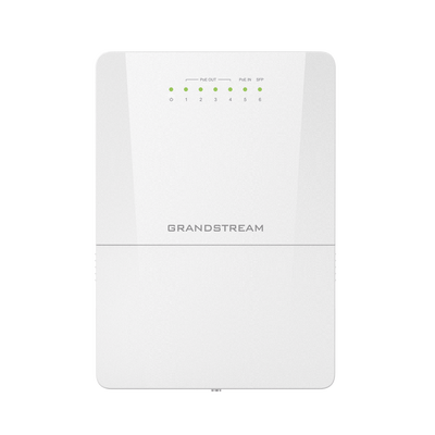 [GWN7710R] Switch PoE Lite administrable para exteriores de 6 puertos (5GE+1SFP) / Clasificación IP66 a prueba de polvo y agua  