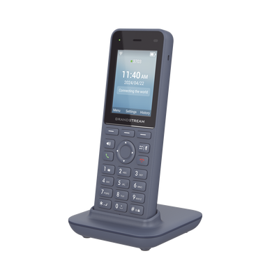 [WP826] Teléfono IP inalámbrico Wi-Fi, Portátil, 3 cuentas SIP, 3 líneas, Voz HD, Bluetooth integrado, Puerto USB tipo C