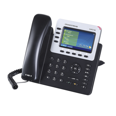 [GXP-2140] Teléfono IP Empresarial para 4 líneas. Puede agregar hasta 160 BLF (teclas de marcación rápida) con cuatro GXP2200EXT