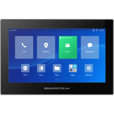 [GSC-3575] Estación de Intercomunicación SIP con Wi-Fi 6, Bluetooth y Control Total para Agendamiento de Salas y Edificios Inteligentes (Color Negro)