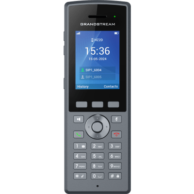 [DP735] Teléfono Inalámbrico DECT HD Reforzado DP735 / 20 Cuentas SIP / Pantalla TFT LCD 2.4 Pulgadas / Alcance 400 m Exteriores / IP67 / Audio Full HD / Batería 2000 mAh / Compatible con Estaciones Base DP750, DP752, DP755