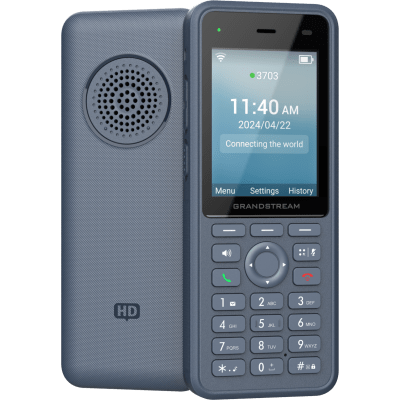 [WP836] Teléfono IP Wi-Fi Inalámbrico WP836 / Wi-Fi 6 Doble Banda / IP69K Resistente a Exteriores / Batería 3000 mAh / 4 Conferencias / Bluetooth Integrado / USB Tipo C / Compatibilidad con Códec Opus HD